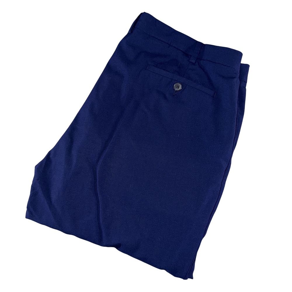 Cole Haan Dress Pants Mens 40x32 Blue Grand.OS Wool‎ Blend Stretch Business